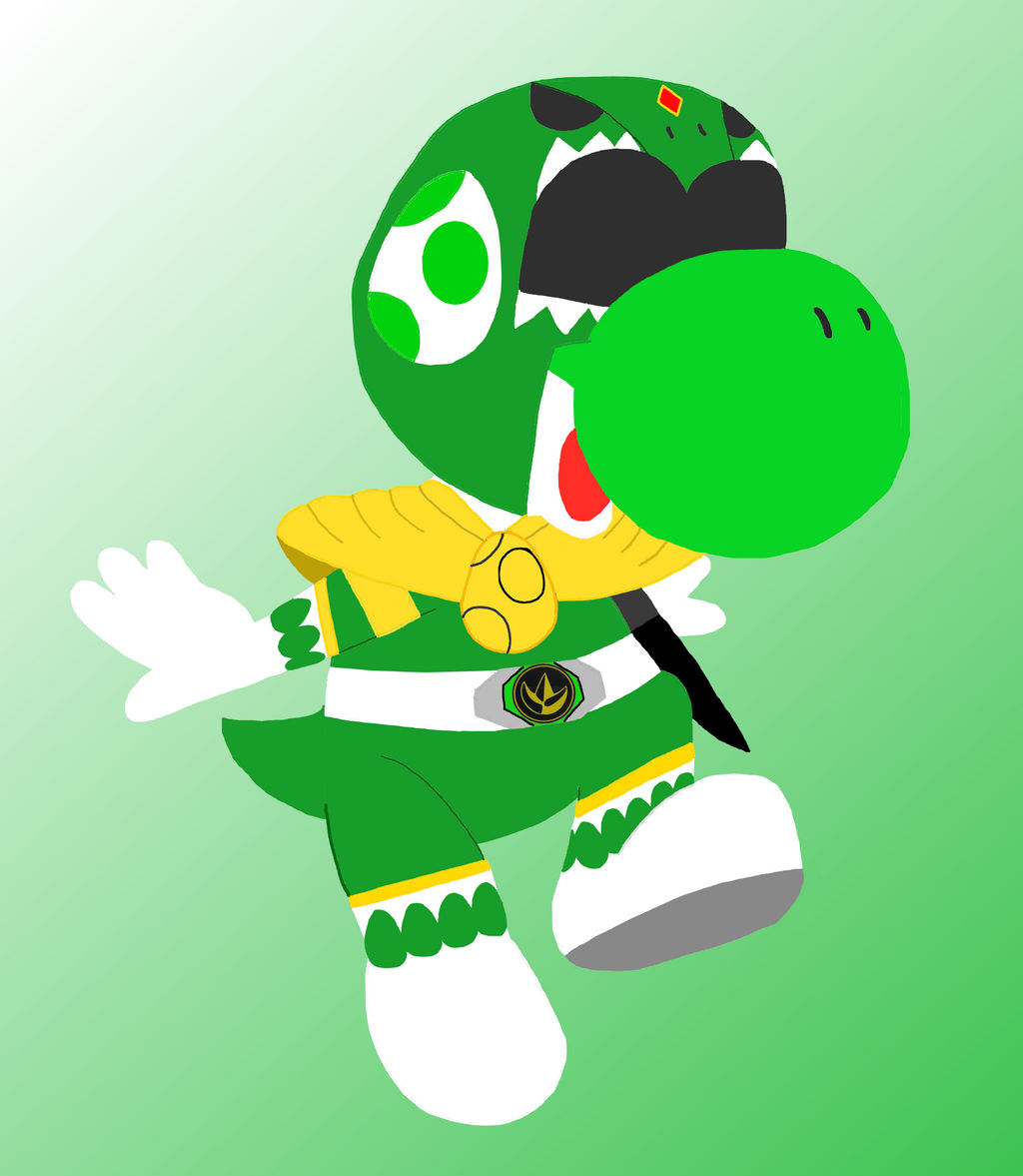 Super Morphin Power Rangers- Green Ranger Yoshi by AceOfSpades95 on ...