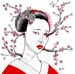 Cherry Blossom Geisha