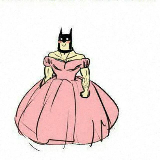 Batman in a pink dress by Mahkkkk on DeviantArt