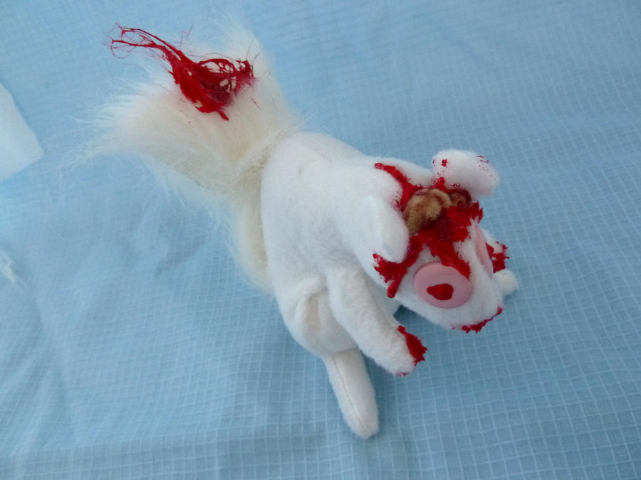 Albino Zombie Squirrel