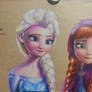 Frozen elsa and anna Fan art with color pencil