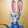 zootopia fan art - judy hopps with colored pencil