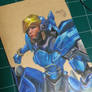 OverWatch Pharah Colored pencil