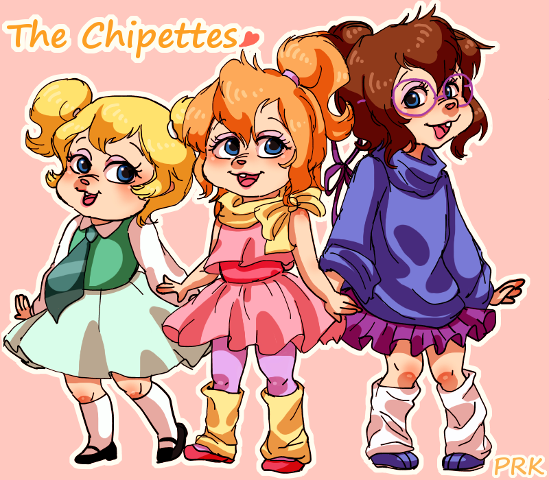 The Chipettes by Puriko-Tairaseki on DeviantArt