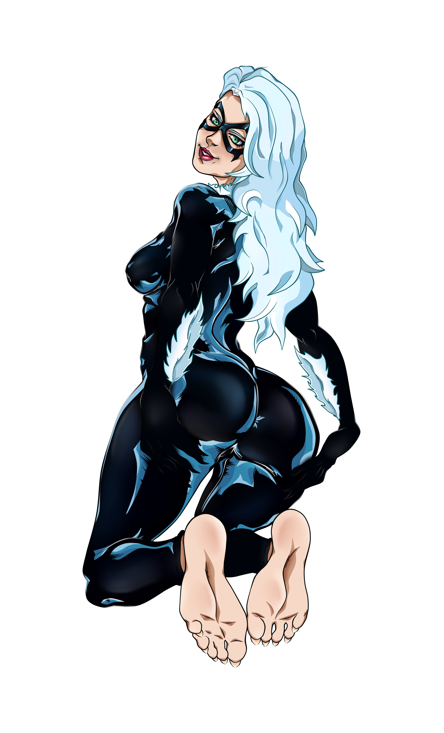 Who Said Black Cats Are Bad Luck? (Colored) by OrangeThunder2 on DeviantArt