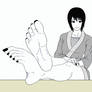 Shizune's Foot Tease