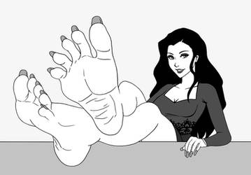 Asami Sato Feet by OrangeThunder2