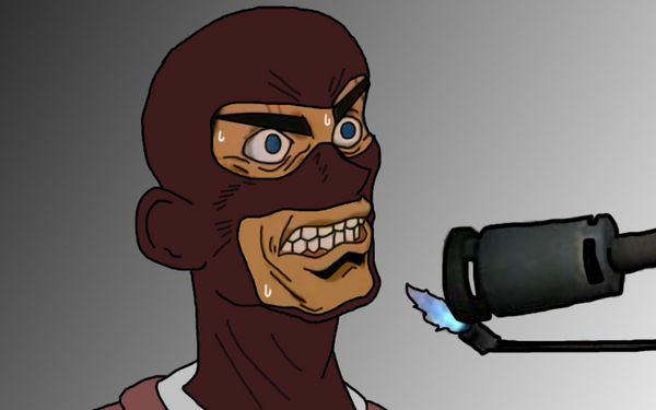 Bumping into pyros be like by HeroWolfMod on DeviantArt