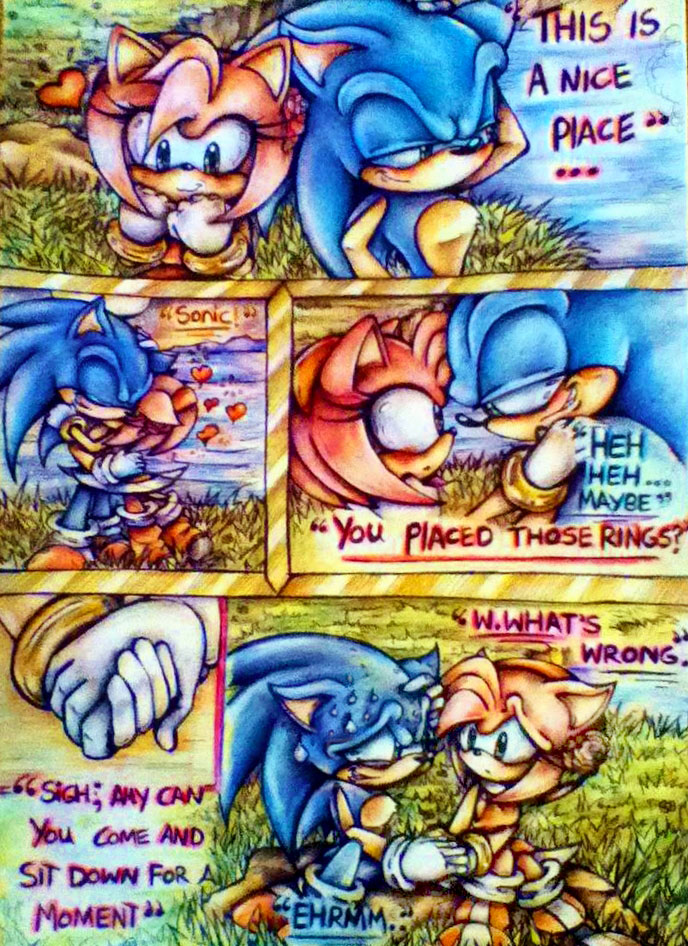 Sonamy Comic IDW page 1 ENGLISH by adricastillo on DeviantArt