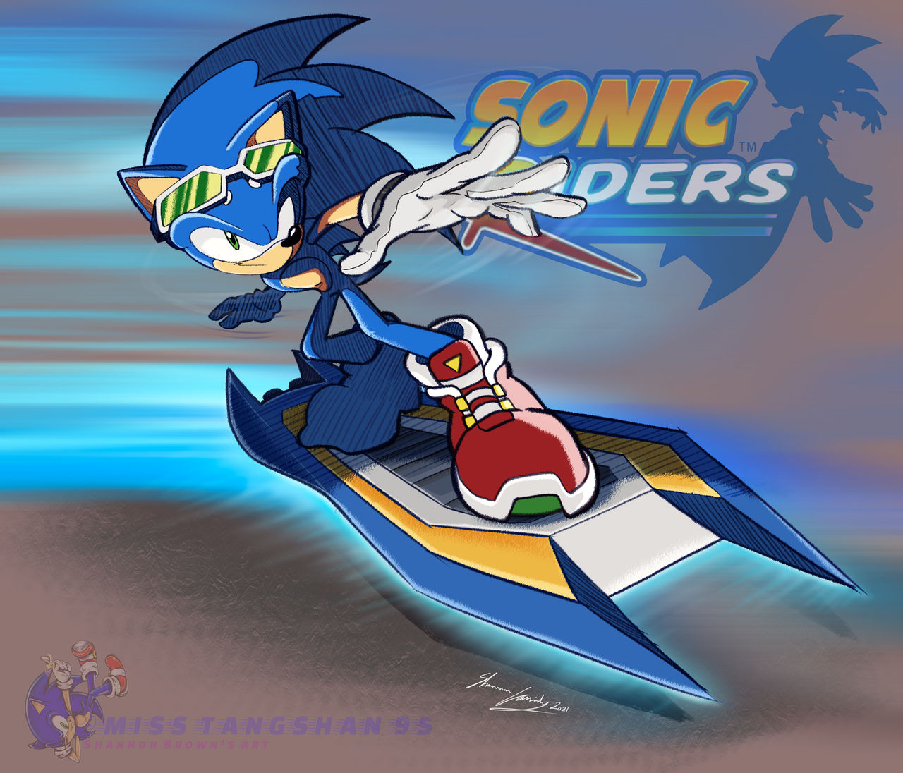 Sonic Riders: Blue Star by MissTangshan95 on DeviantArt