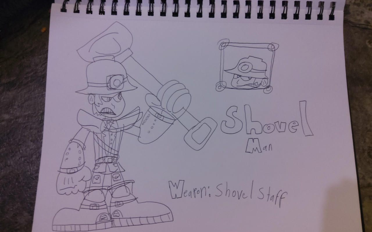 My Own Robot Masters 21/22 Shovel Man by CajunLooney on DeviantArt