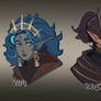 (OPEN) PORTRAIT ADOPT AUCTION#204-205