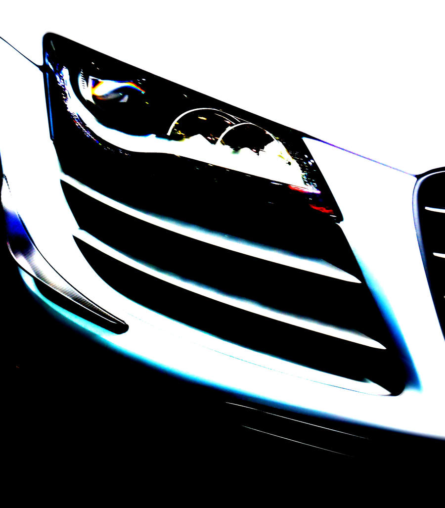 Audi R8 GT Headlight, Adjusted