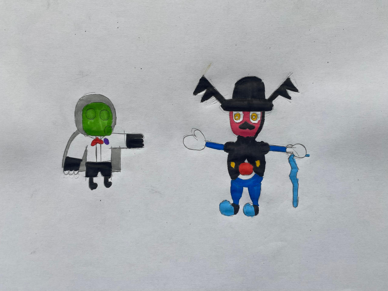 Paradox Phantom meets Mr. Rime by nickhalperin on DeviantArt