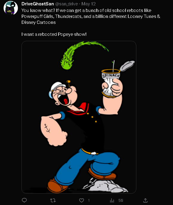 I want a Popeye Show by DriveGhostSan on DeviantArt