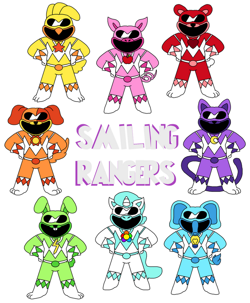 Smiling Rangers by DriveGhostSan on DeviantArt
