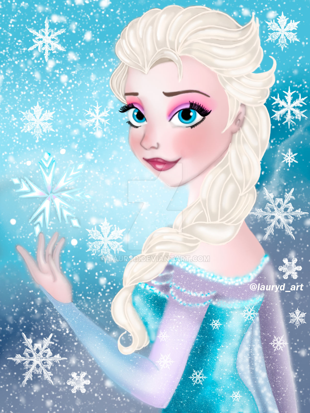 Elsa Frozen by LauryD on DeviantArt