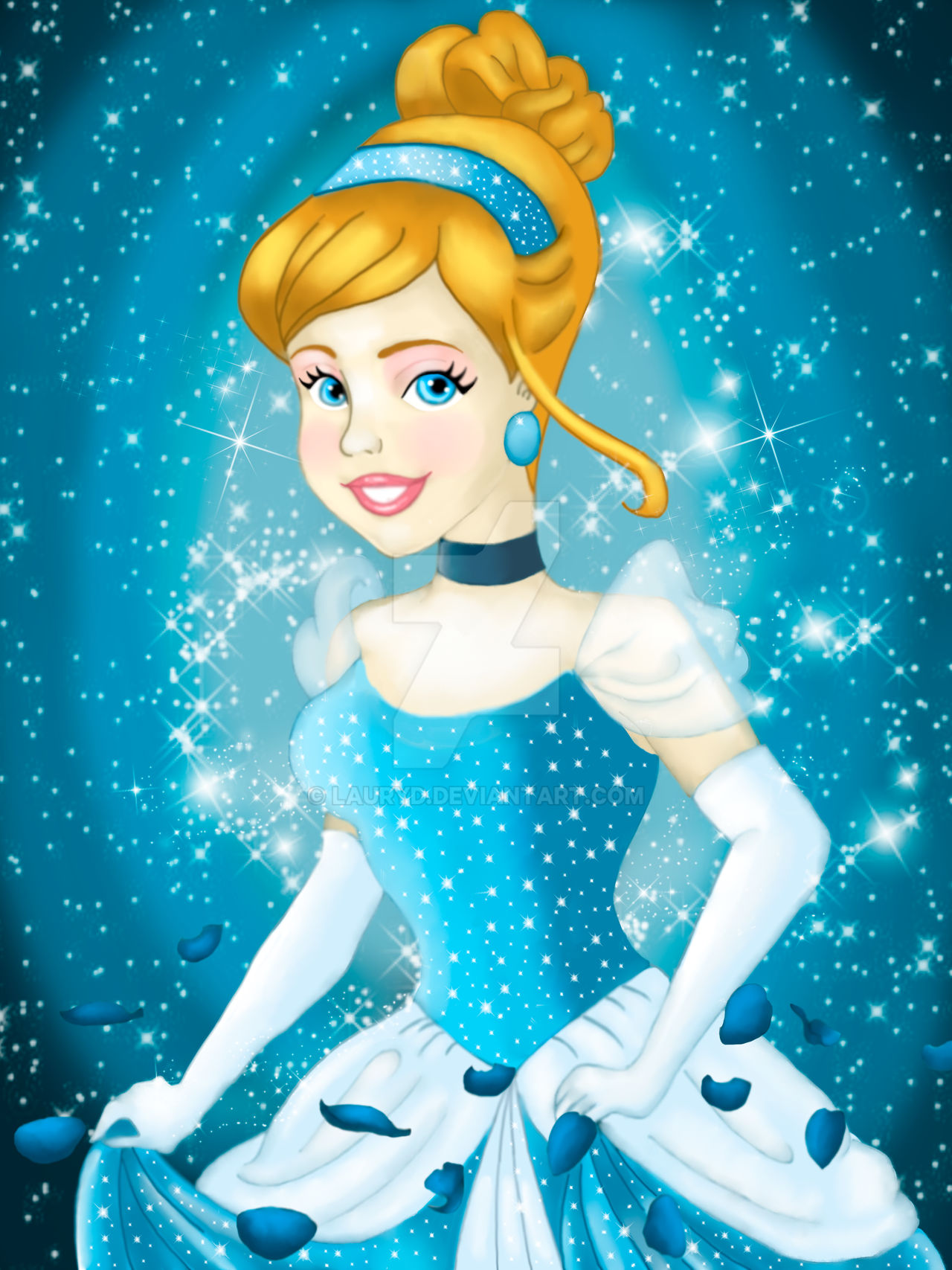 Princess Cinderella Hair Princess Cinderella by LauryD on DeviantArt