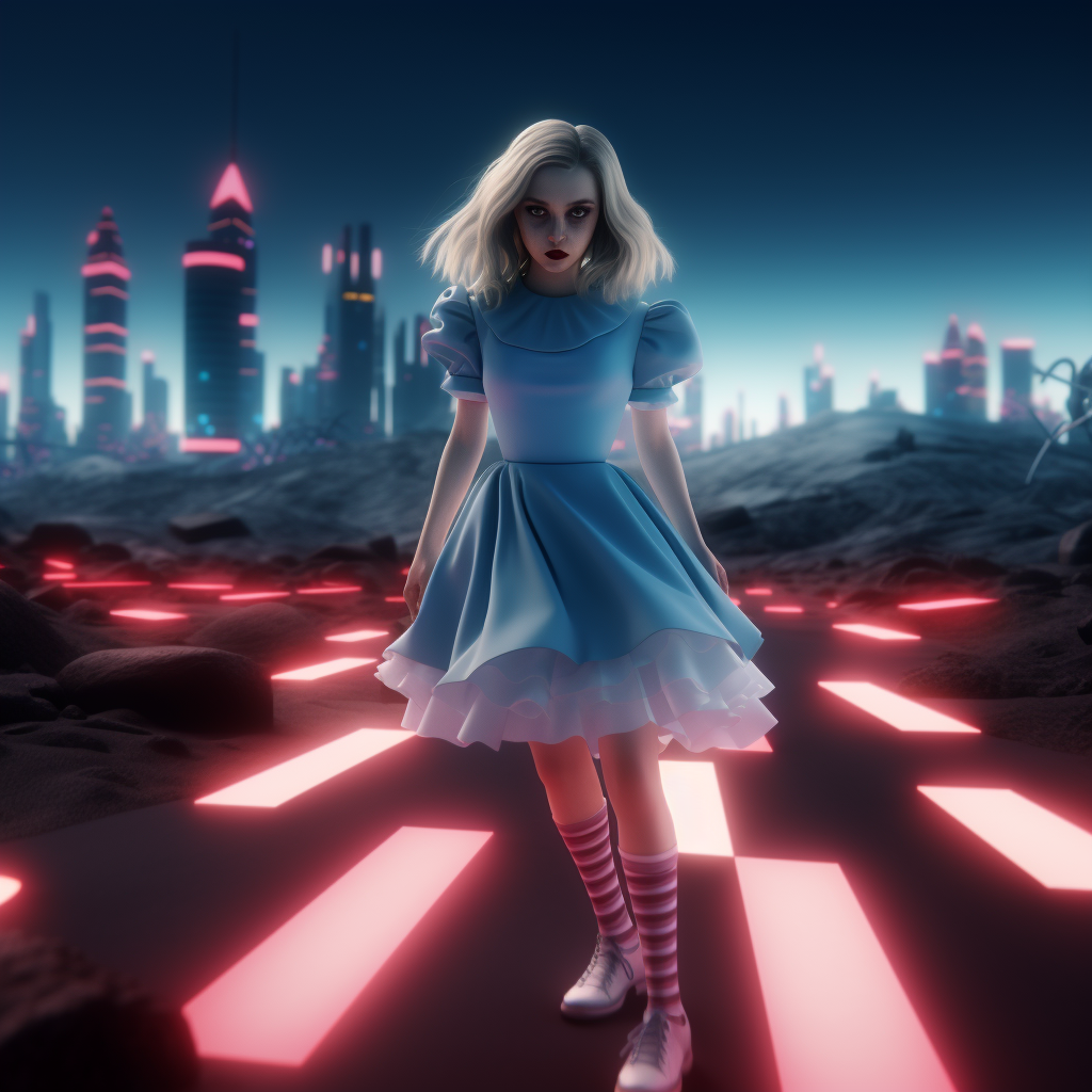 Dark Cyberpunk Alice by AliceVariants on DeviantArt