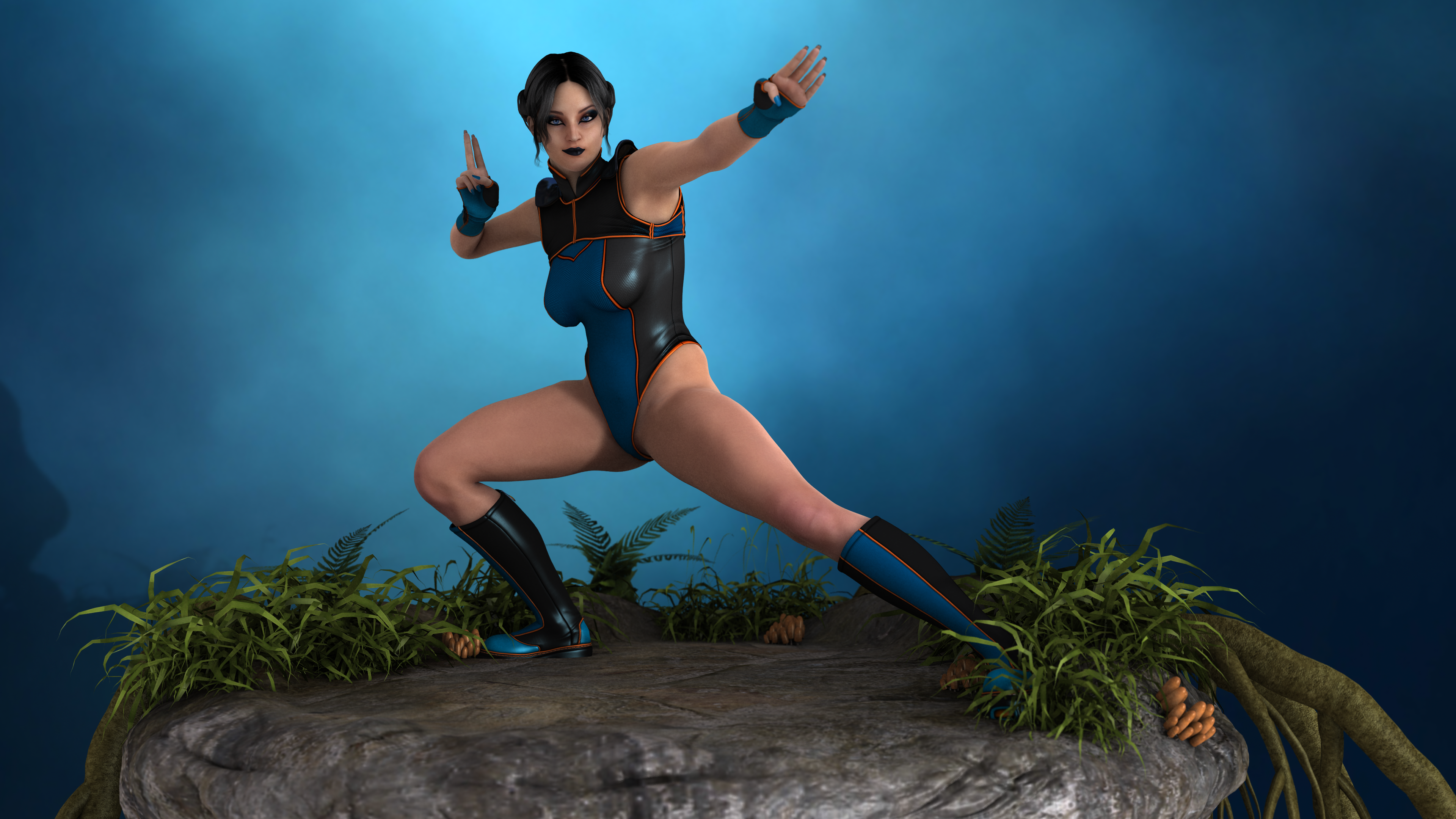 Blue Blaze 2 - Costume Render