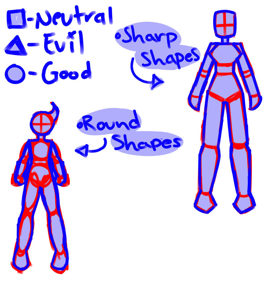Create Shape Characters Shapes In Character Design by imagreatrat on DeviantArt