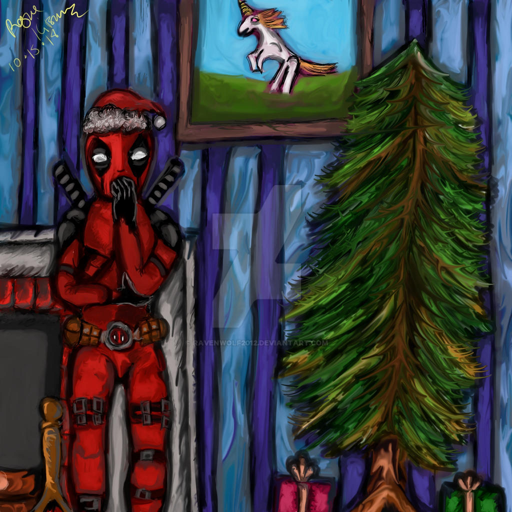 Deadpool Christmas by Ravenwolf2012 on DeviantArt