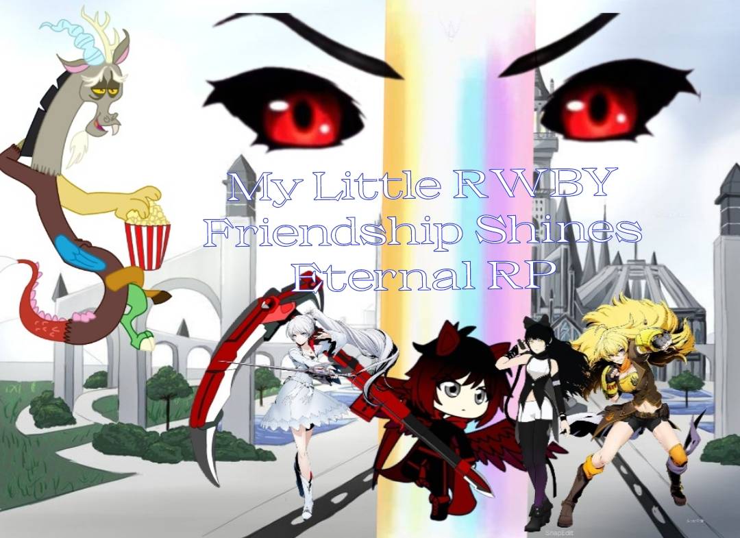 Cover for a RWBY X MLP FIM crossover RP I'm doing by digisoni on DeviantArt