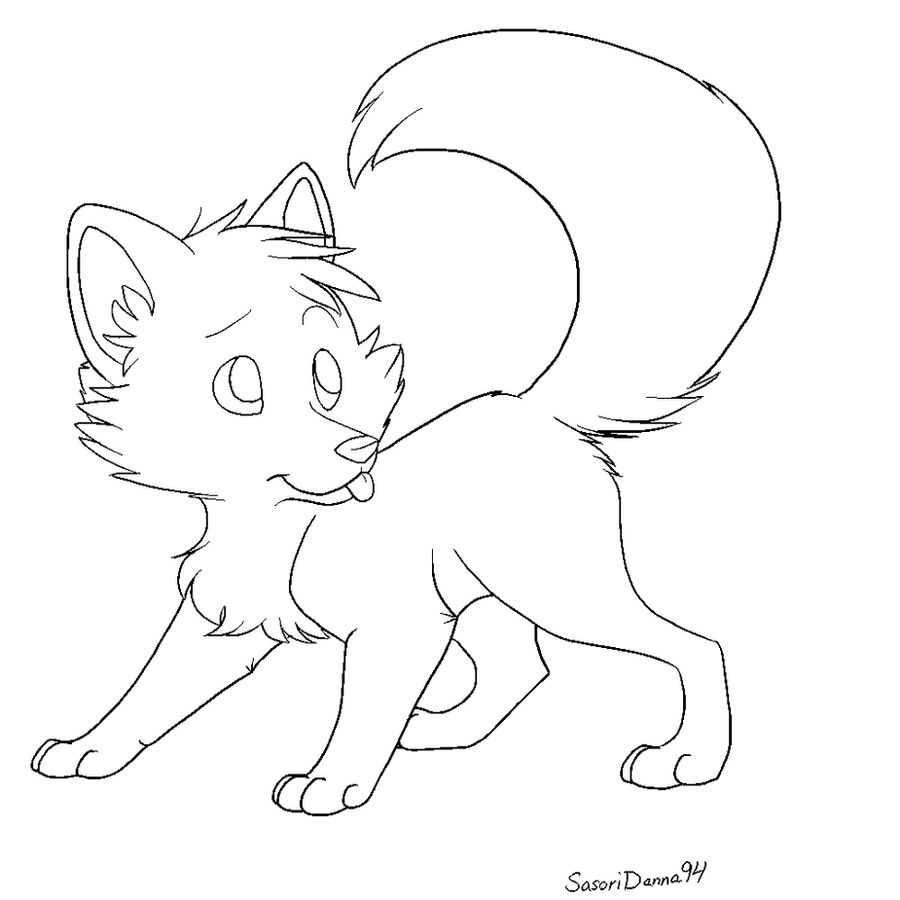 Free Chibi Fox Template