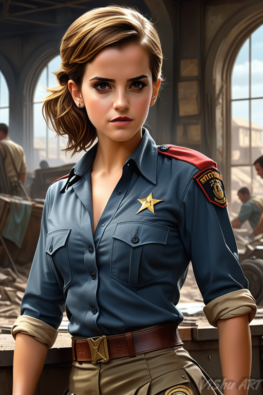 Emma Army Emma Watson retro pin up military girl by Sintarin on DeviantArt