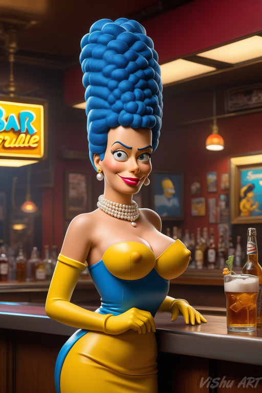 Marge Simpson By Sintarin On DeviantArt marge-simpson-by-sintarin-on-deviantart