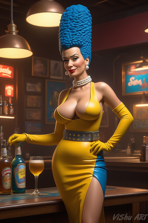 Marge Simpson By Sintarin On DeviantArt marge-simpson-by-sintarin-on-deviantart