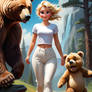 Elsa and bears