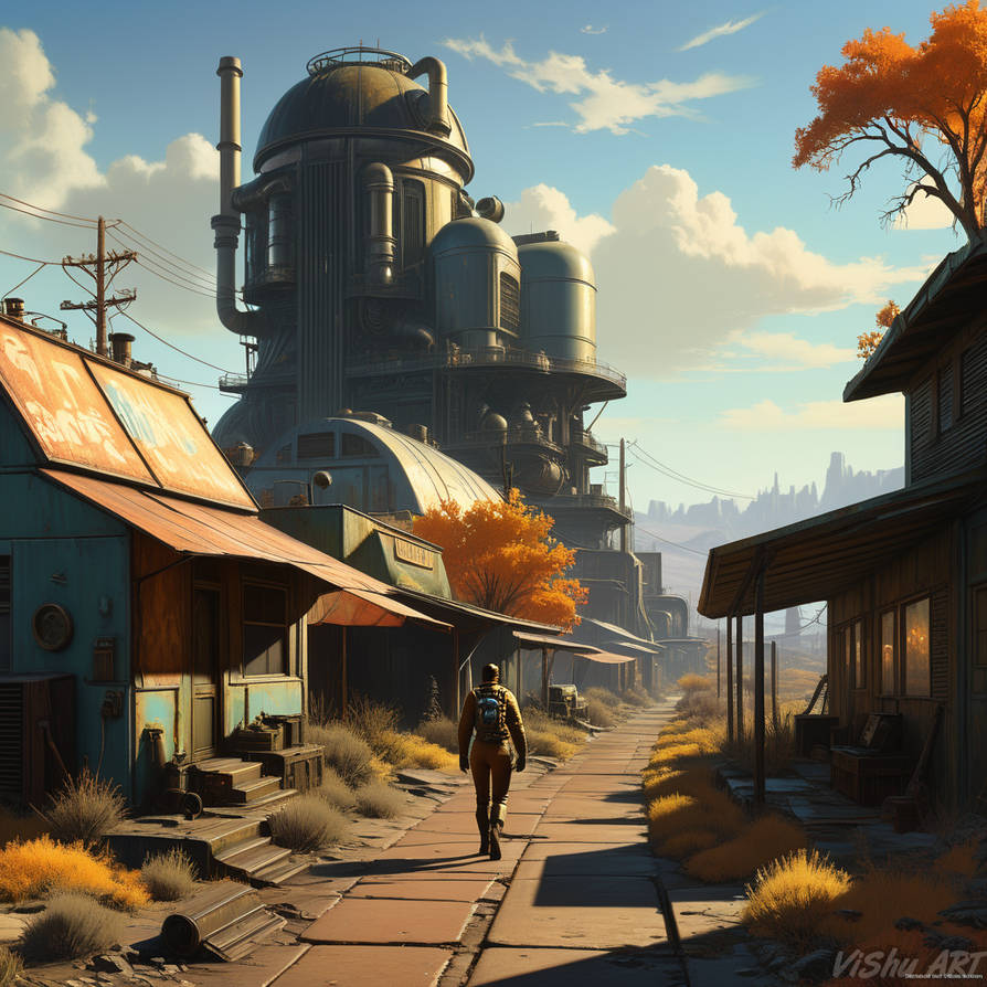 Fallout landscape by Sintarin on DeviantArt