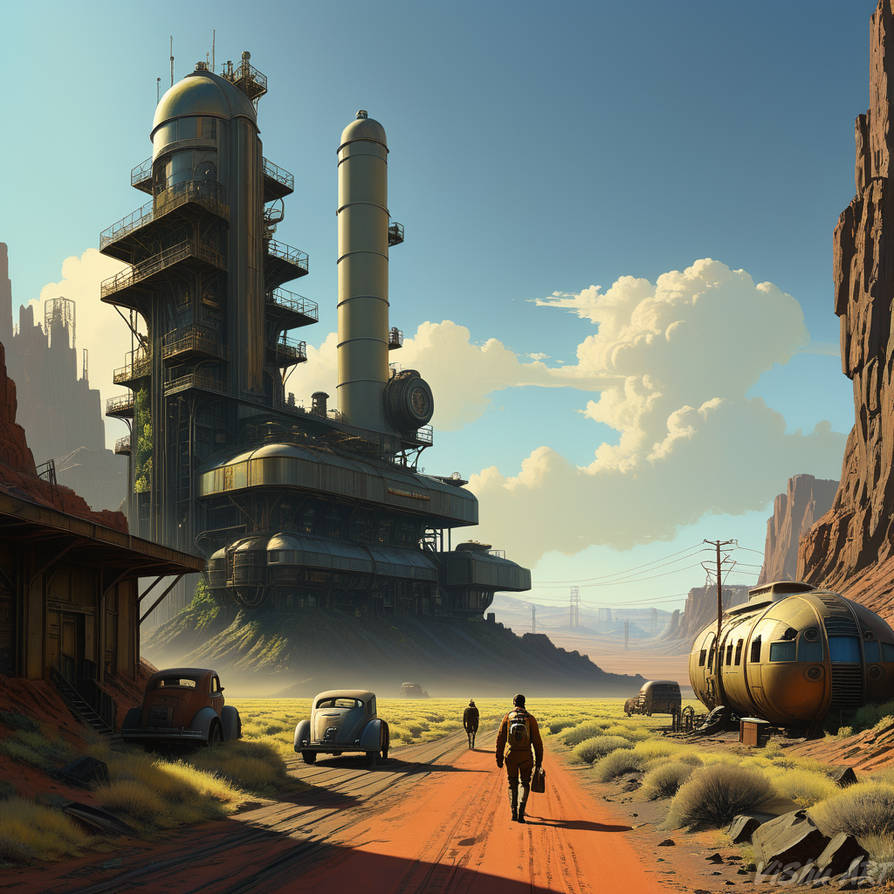 Fallout landscape by Sintarin on DeviantArt
