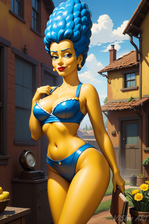 Marge Simpson By Sintarin On DeviantArt marge-simpson-by-sintarin-on-deviantart
