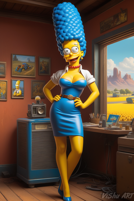 Marge Simpson By Sintarin On DeviantArt marge-simpson-by-sintarin-on-deviantart