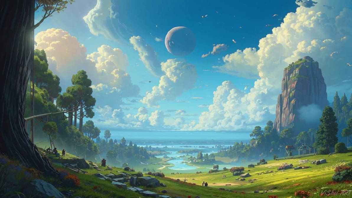 Alien landscape by Sintarin on DeviantArt