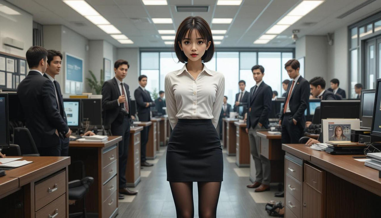 Office girl by Sintarin on DeviantArt