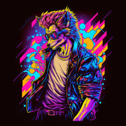 The Retrowave Wolf