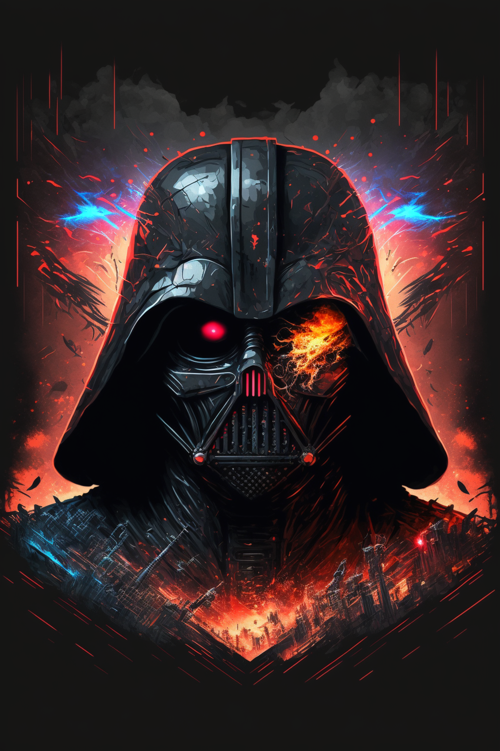 Cyber Darth Vader by Ugain on DeviantArt