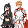 Kirito and Asuna genderswap