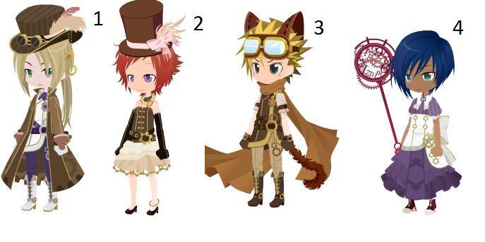 SteamPunk Themed Free Adopts [CLOSED]