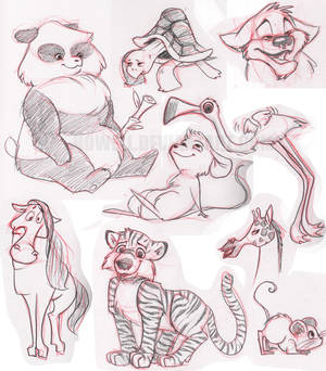 Animal Sketch Dump