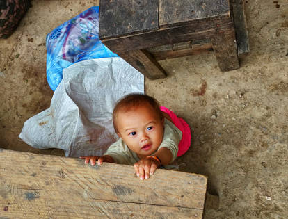 Child at the market