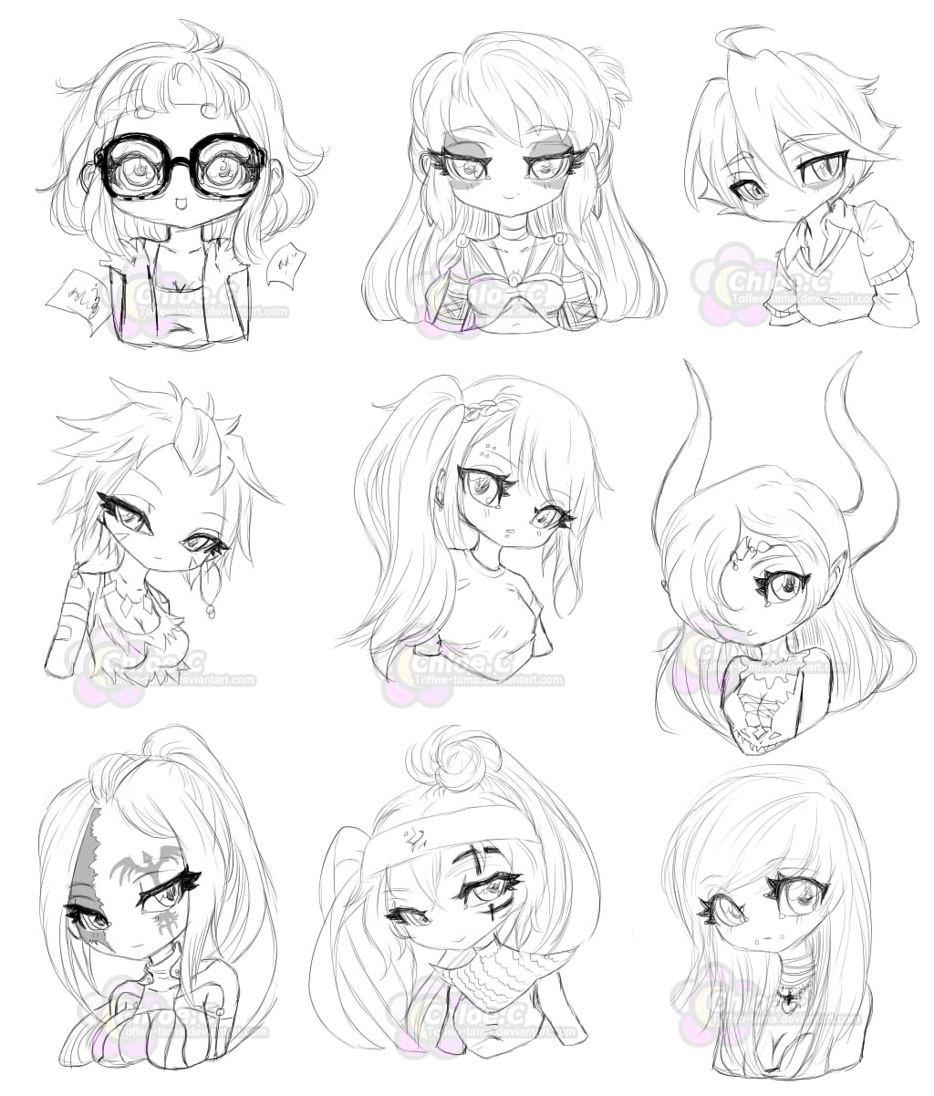 Semi Chibi Headshot Batch 1