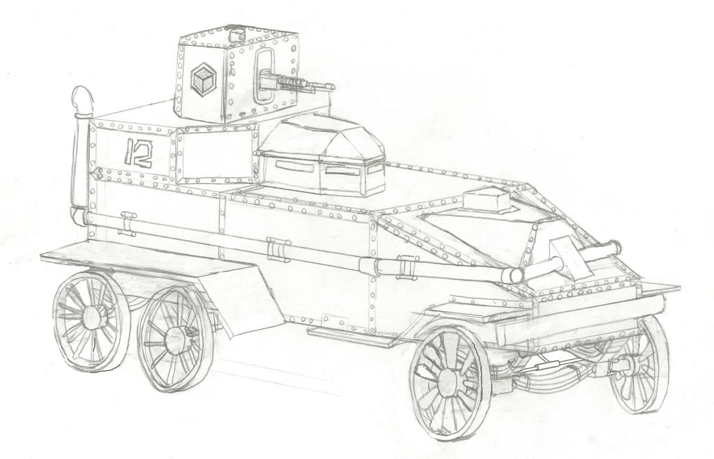 Infrastructural Army Battlesteamer by Imperator-Zor