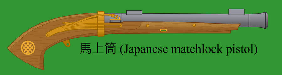 Japanese Matchlock Pistol by Imperator-Zor