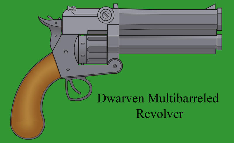 Dwarven Multibarreled Revolver by Imperator-Zor
