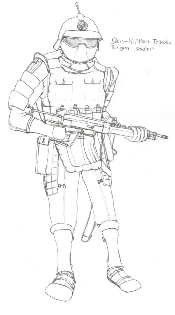 New Imperial Japanese Army soldier