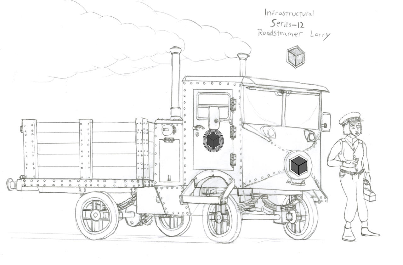 Series 12 Roadsteam Lorry by Imperator-Zor